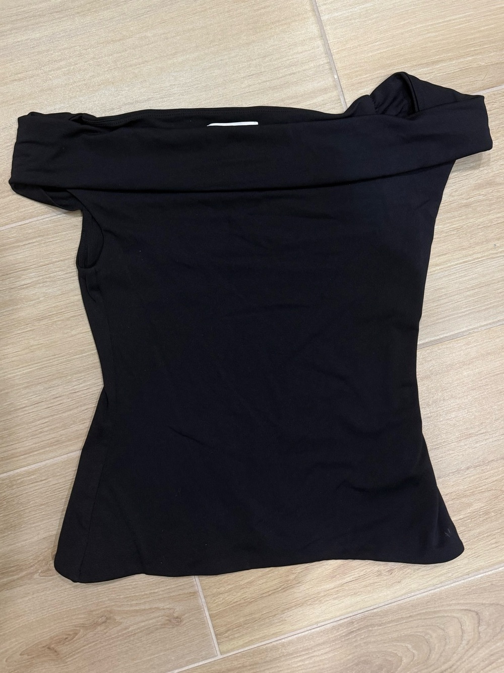 Aritzia Black Off-Shoulder Camisole Top